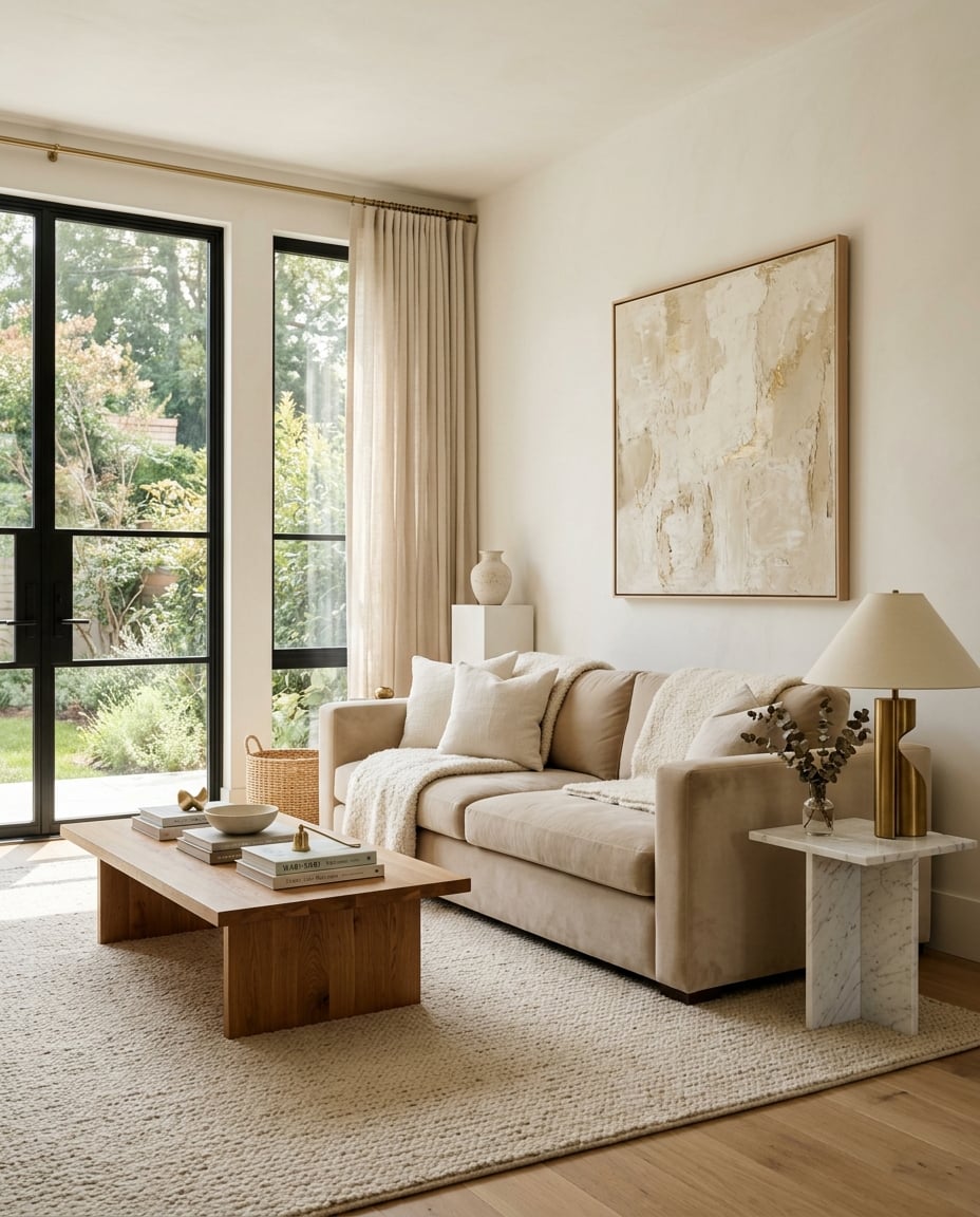 Luxurious minimalist living room - 2K3D pricing
